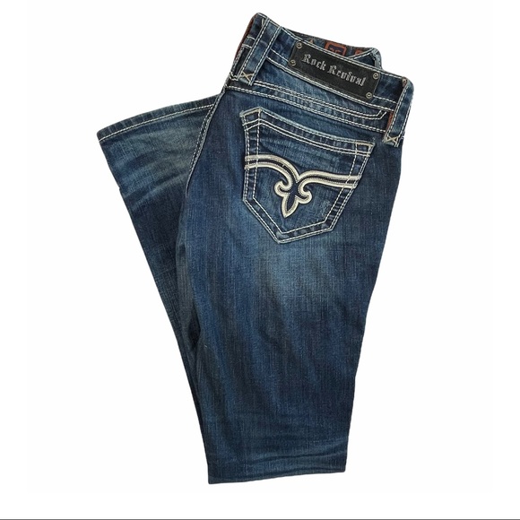 Rock Revival Denim - Rock Revival | Trina Straight Jeans